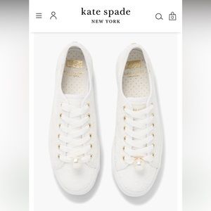 Keds X Kate Spade New York Triple Kick Floral Eyelet & Pearl Sneakers sz…